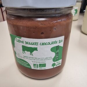 Crème chocolat 400g